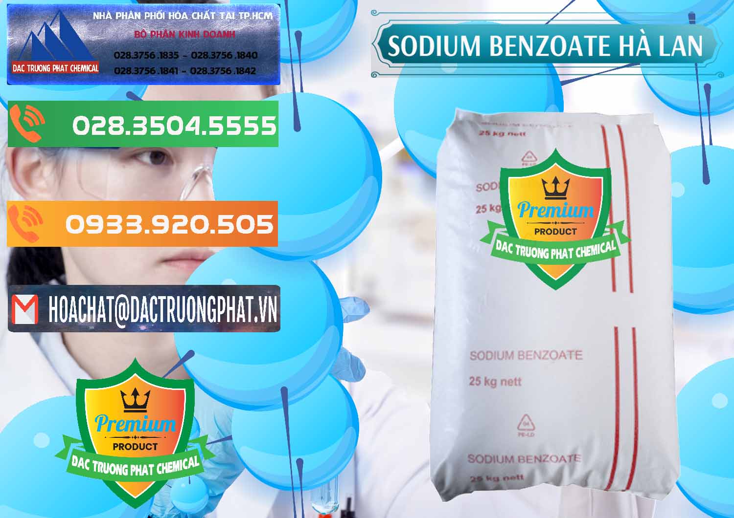 Nơi chuyên bán và cung ứng Sodium Benzoate - Mốc Bột Chữ Cam Hà Lan Netherlands - 0360 - Cung cấp ( kinh doanh ) hóa chất tại TP.HCM - hoachatxulynuoc.com.vn