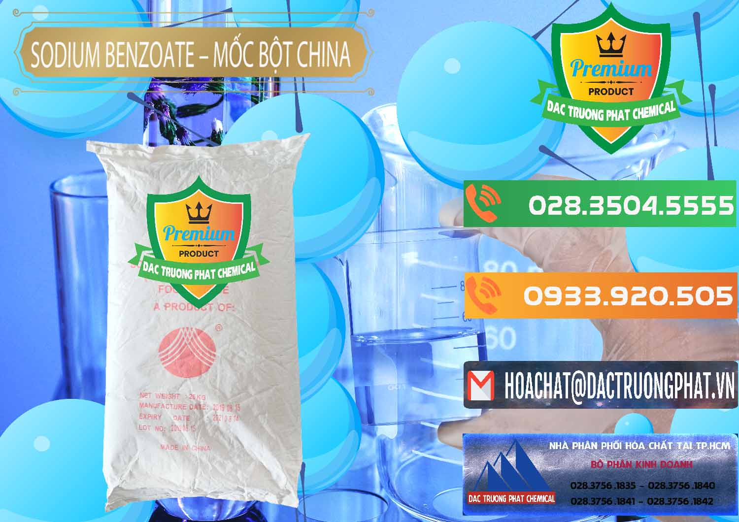 Chuyên bán - cung ứng Sodium Benzoate - Mốc Bột Chữ Cam Food Grade Trung Quốc China - 0135 - Nhà cung cấp ( bán ) hóa chất tại TP.HCM - hoachatxulynuoc.com.vn