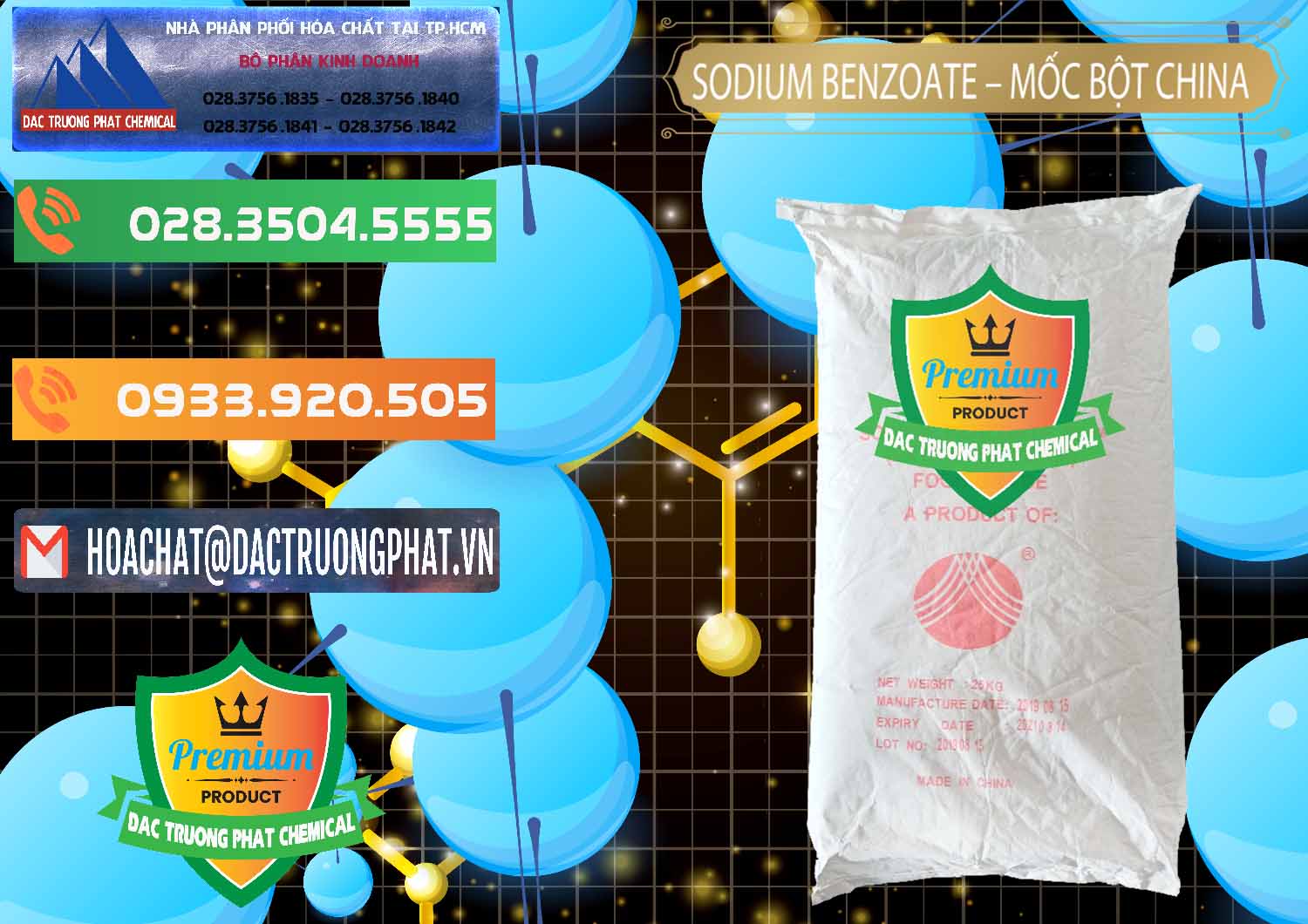 Cty chuyên bán _ cung cấp Sodium Benzoate - Mốc Bột Chữ Cam Food Grade Trung Quốc China - 0135 - Cty chuyên nhập khẩu ( cung cấp ) hóa chất tại TP.HCM - hoachatxulynuoc.com.vn