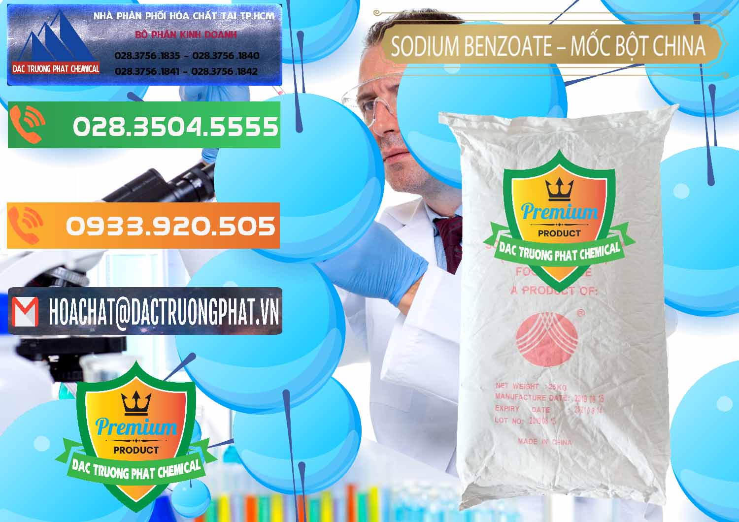 Đơn vị cung cấp _ bán Sodium Benzoate - Mốc Bột Chữ Cam Food Grade Trung Quốc China - 0135 - Đơn vị chuyên bán và cung cấp hóa chất tại TP.HCM - hoachatxulynuoc.com.vn