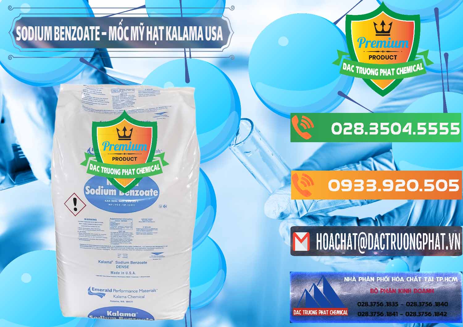 Đơn vị cung ứng _ bán Sodium Benzoate - Mốc Hạt Kalama Food Grade Mỹ Usa - 0137 - Đơn vị chuyên kinh doanh & cung cấp hóa chất tại TP.HCM - hoachatxulynuoc.com.vn