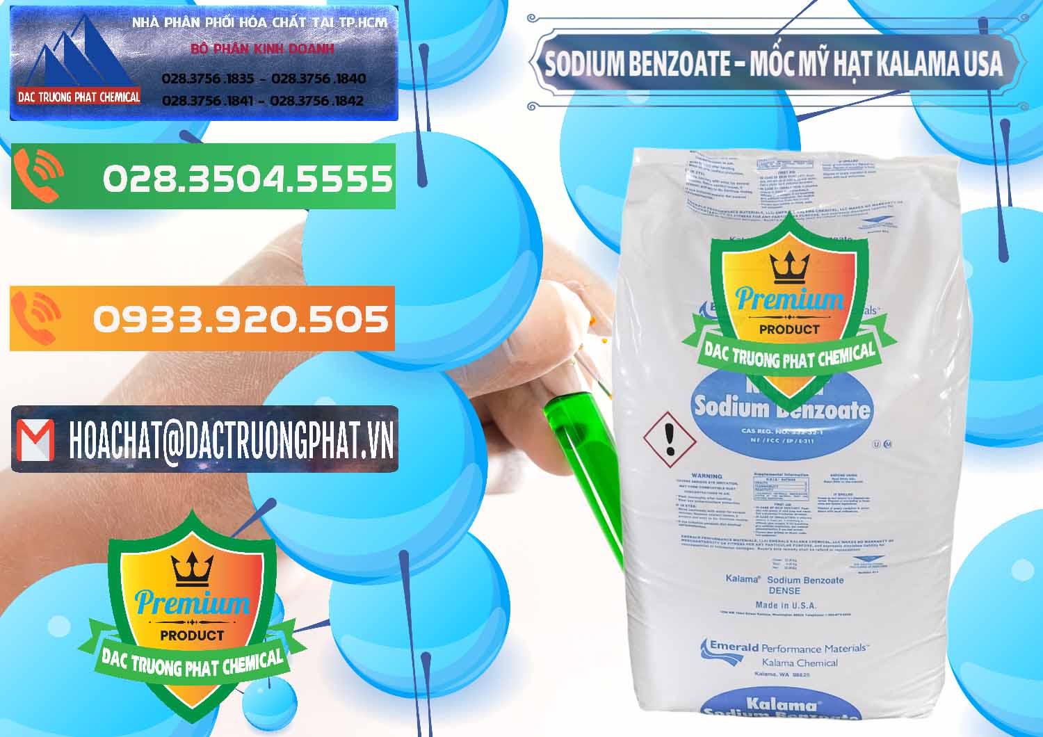 Cty chuyên bán ( cung ứng ) Sodium Benzoate - Mốc Hạt Kalama Food Grade Mỹ Usa - 0137 - Cung ứng và phân phối hóa chất tại TP.HCM - hoachatxulynuoc.com.vn
