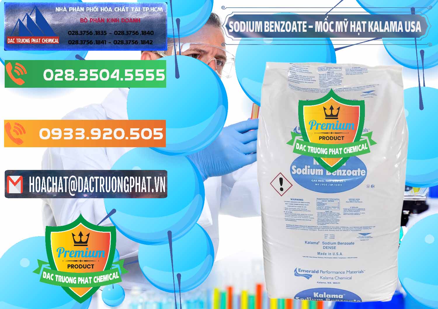 Địa chỉ kinh doanh < bán Hóa chất Benzoate Dạng Hạt _ Chất chống mốc Sodium E211 Dạng Hạt Kalama Food Mỹ Chuyên phân phối - bán Sodium Benzoate - Mốc Hạt Kalama Food Grade Mỹ Usa - 0137 - Chuyên kinh doanh _ cung cấp hóa chất tại TP.HCM - hoachatxulynuoc.com.vn