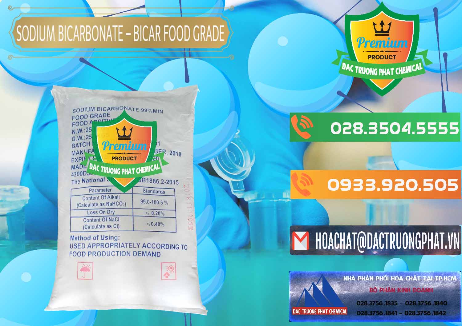Đơn vị bán và cung ứng Sodium Bicarbonate – Bicar NaHCO3 Food Grade Trung Quốc China - 0138 - Nhập khẩu và phân phối hóa chất tại TP.HCM - hoachatxulynuoc.com.vn
