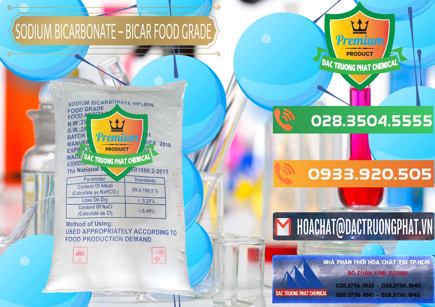 Cty kinh doanh ( bán ) Sodium Bicarbonate – Bicar NaHCO3 Food Grade Trung Quốc China - 0138 - Nhà nhập khẩu và phân phối hóa chất tại TP.HCM - hoachatxulynuoc.com.vn