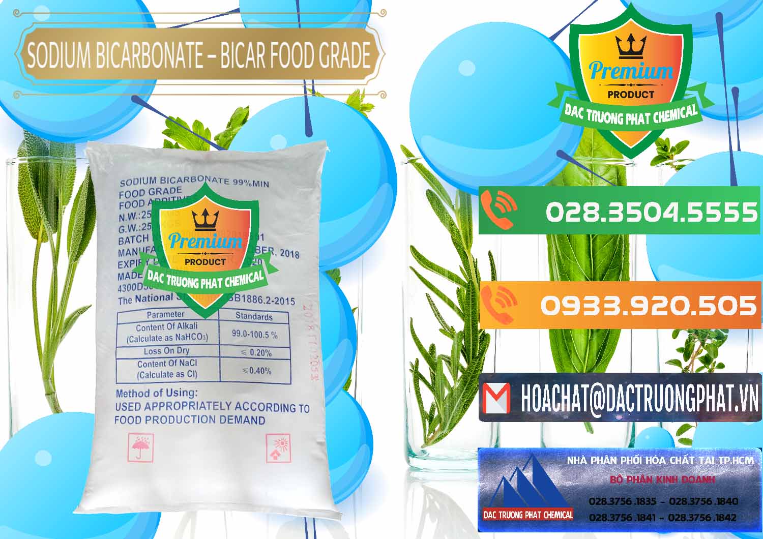 Nhà nhập khẩu ( bán ) Sodium Bicarbonate – Bicar NaHCO3 Food Grade Trung Quốc China - 0138 - Nơi chuyên nhập khẩu và cung cấp hóa chất tại TP.HCM - hoachatxulynuoc.com.vn