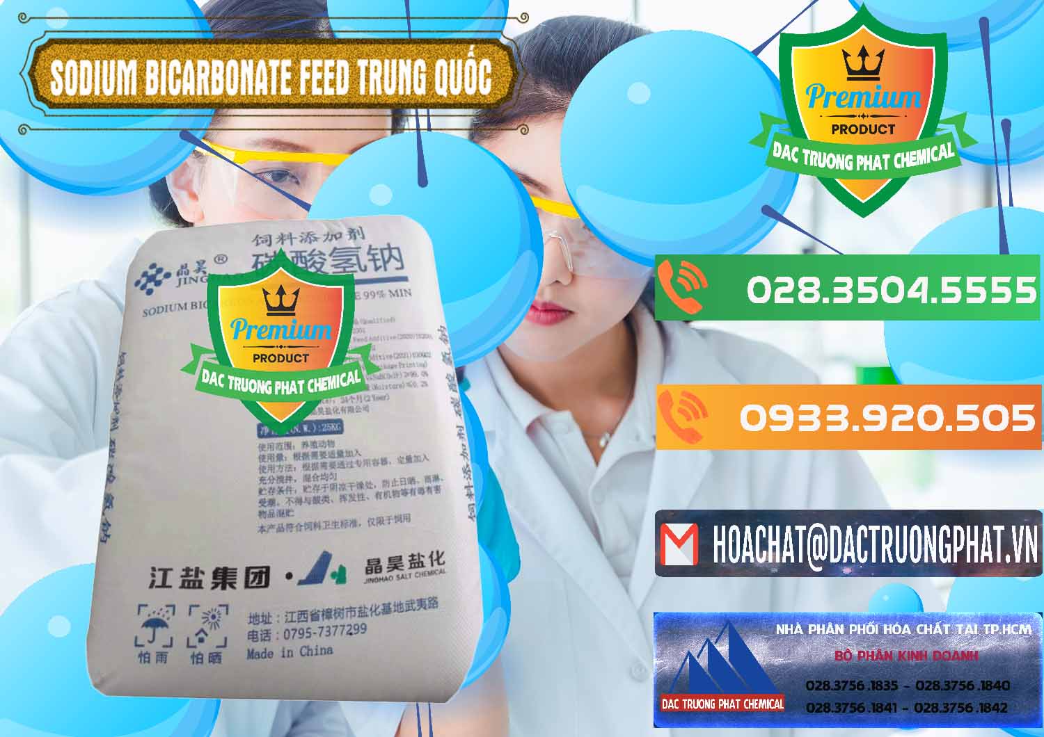 Đơn vị bán và phân phối Sodium Bicarbonate – Bicar NaHCO3 Feed Jing Hao Trung Quốc China - 0380 - Cty chuyên kinh doanh ( cung cấp ) hóa chất tại TP.HCM - hoachatxulynuoc.com.vn
