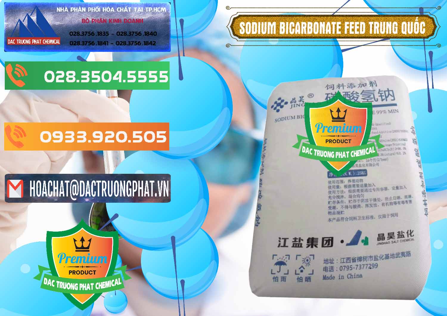 Cty chuyên nhập khẩu - bán Sodium Bicarbonate – Bicar NaHCO3 Feed Jing Hao Trung Quốc China - 0380 - Nơi bán & cung cấp hóa chất tại TP.HCM - hoachatxulynuoc.com.vn