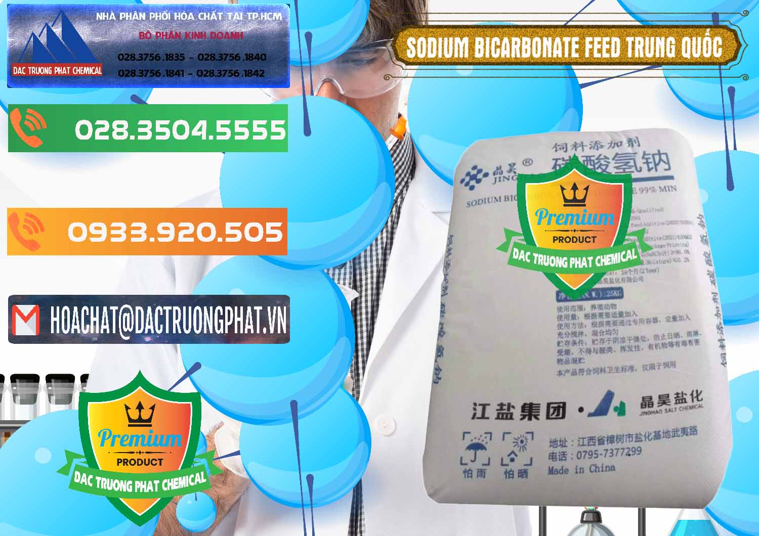 Bán - cung cấp Sodium Bicarbonate – Bicar NaHCO3 Feed Jing Hao Trung Quốc China - 0380 - Cty chuyên bán ( cung cấp ) hóa chất tại TP.HCM - hoachatxulynuoc.com.vn