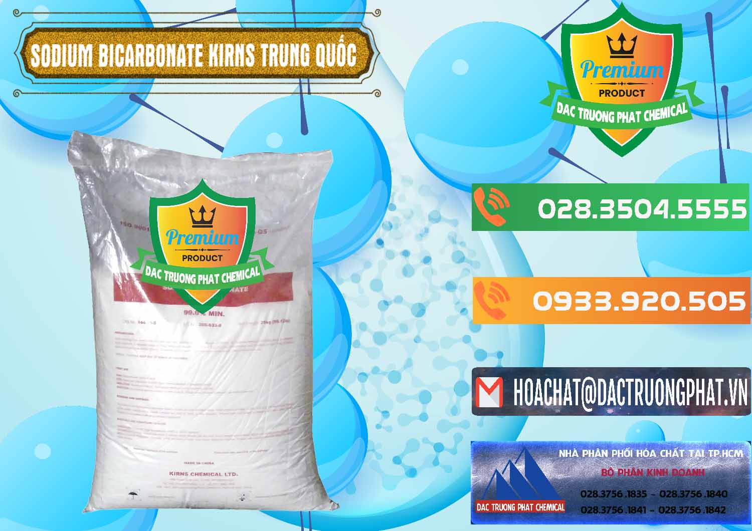 Nơi phân phối & bán Sodium Bicarbonate – Bicar NaHCO3 Food Grade Kirns Trung Quốc - 0217 - Nhập khẩu và phân phối hóa chất tại TP.HCM - hoachatxulynuoc.com.vn