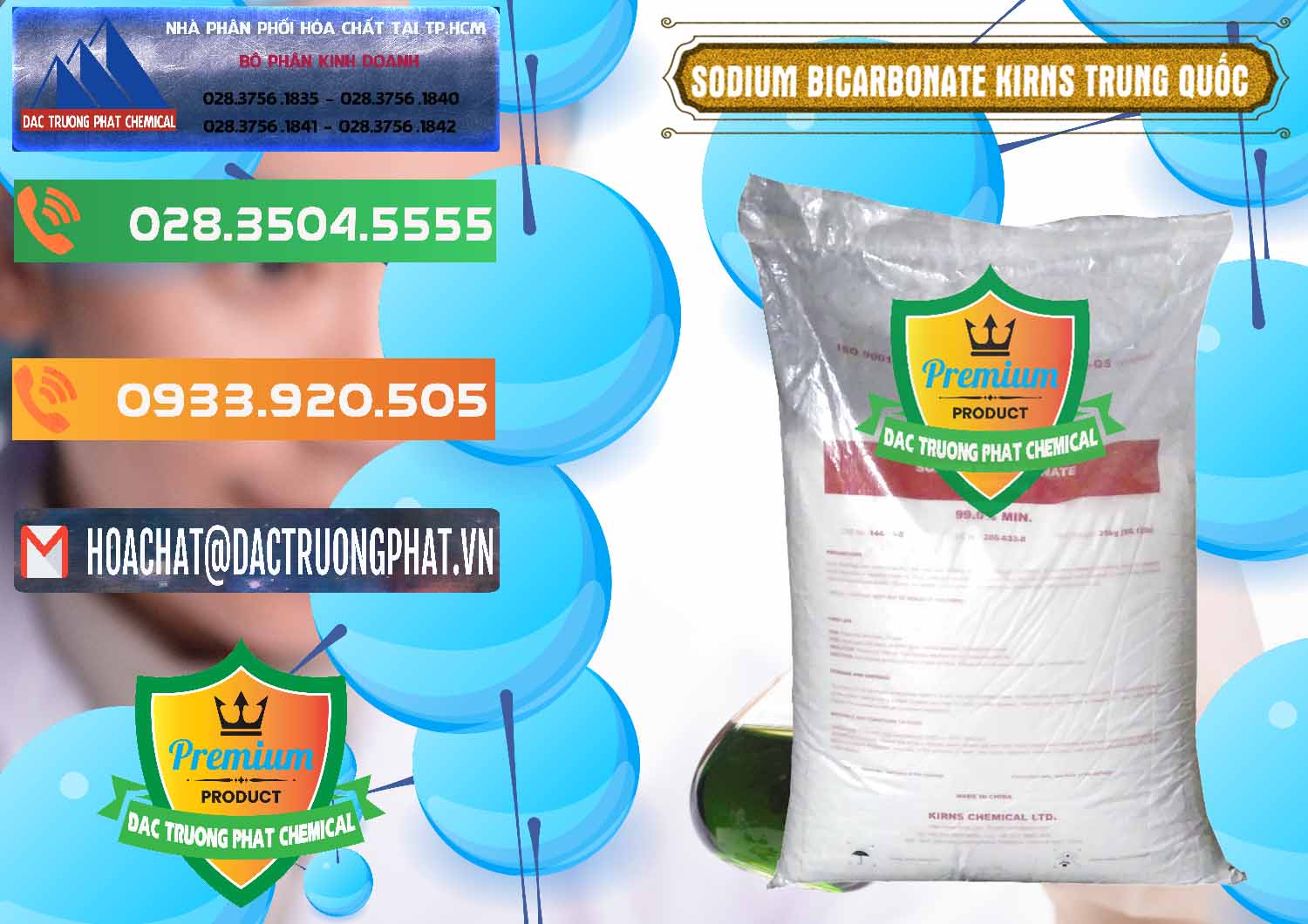 Cty phân phối và bán Sodium Bicarbonate – Bicar NaHCO3 Food Grade Kirns Trung Quốc - 0217 - Cty chuyên cung cấp & bán hóa chất tại TP.HCM - hoachatxulynuoc.com.vn