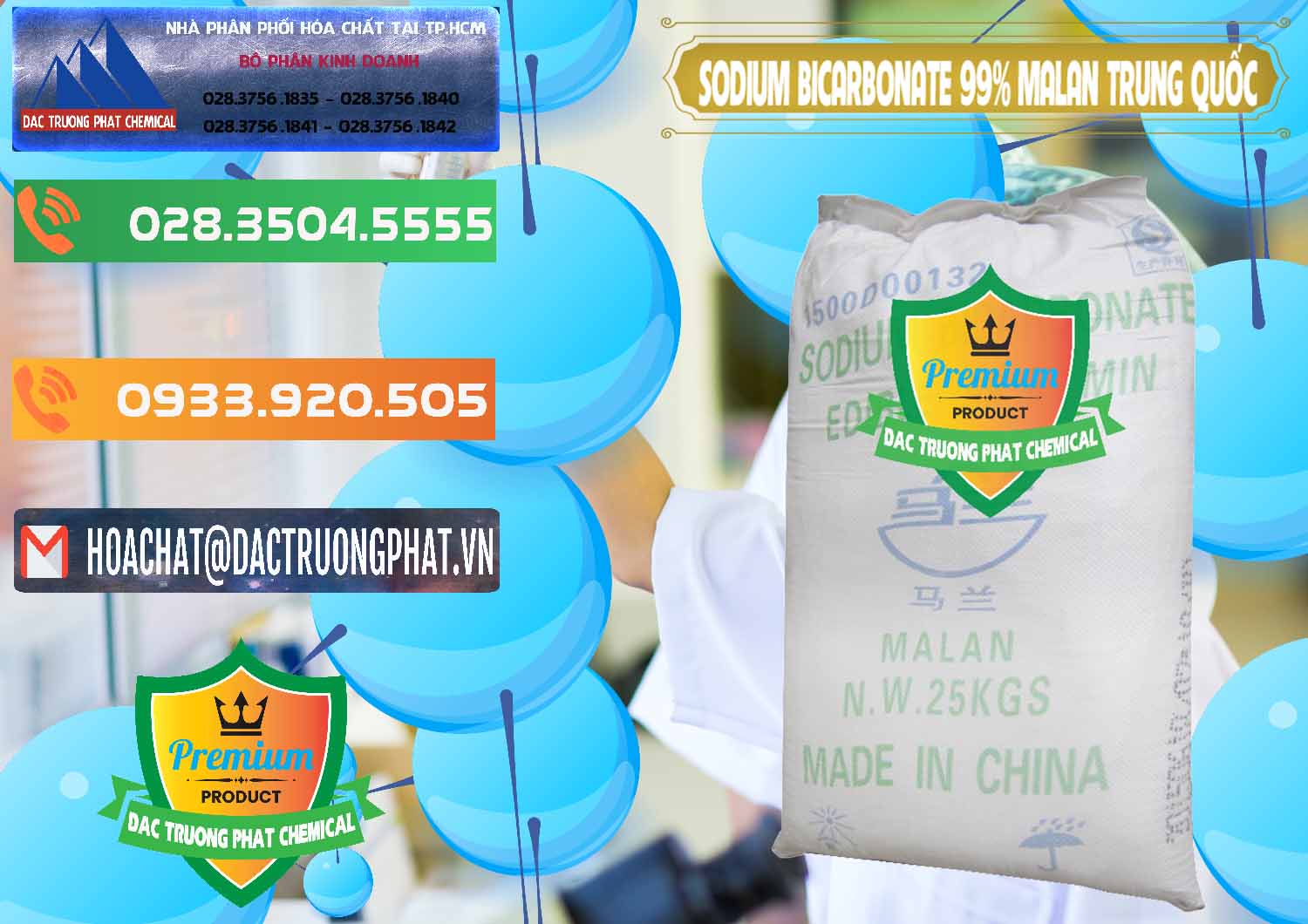 Đơn vị chuyên bán ( cung cấp ) Sodium Bicarbonate – Bicar NaHCO3 Malan Trung Quốc China - 0218 - Nơi chuyên cung ứng - phân phối hóa chất tại TP.HCM - hoachatxulynuoc.com.vn