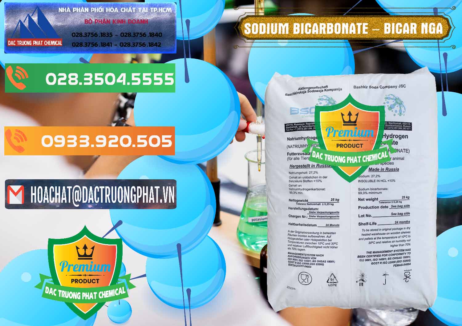Chuyên nhập khẩu ( bán ) Sodium Bicarbonate – Bicar NaHCO3 Nga Russia - 0425 - Đơn vị chuyên nhập khẩu _ phân phối hóa chất tại TP.HCM - hoachatxulynuoc.com.vn
