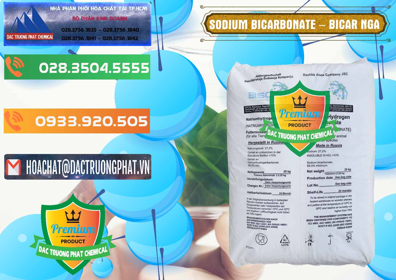 Đơn vị nhập khẩu _ bán Sodium Bicarbonate – Bicar NaHCO3 Nga Russia - 0425 - Chuyên bán ( cung cấp ) hóa chất tại TP.HCM - hoachatxulynuoc.com.vn