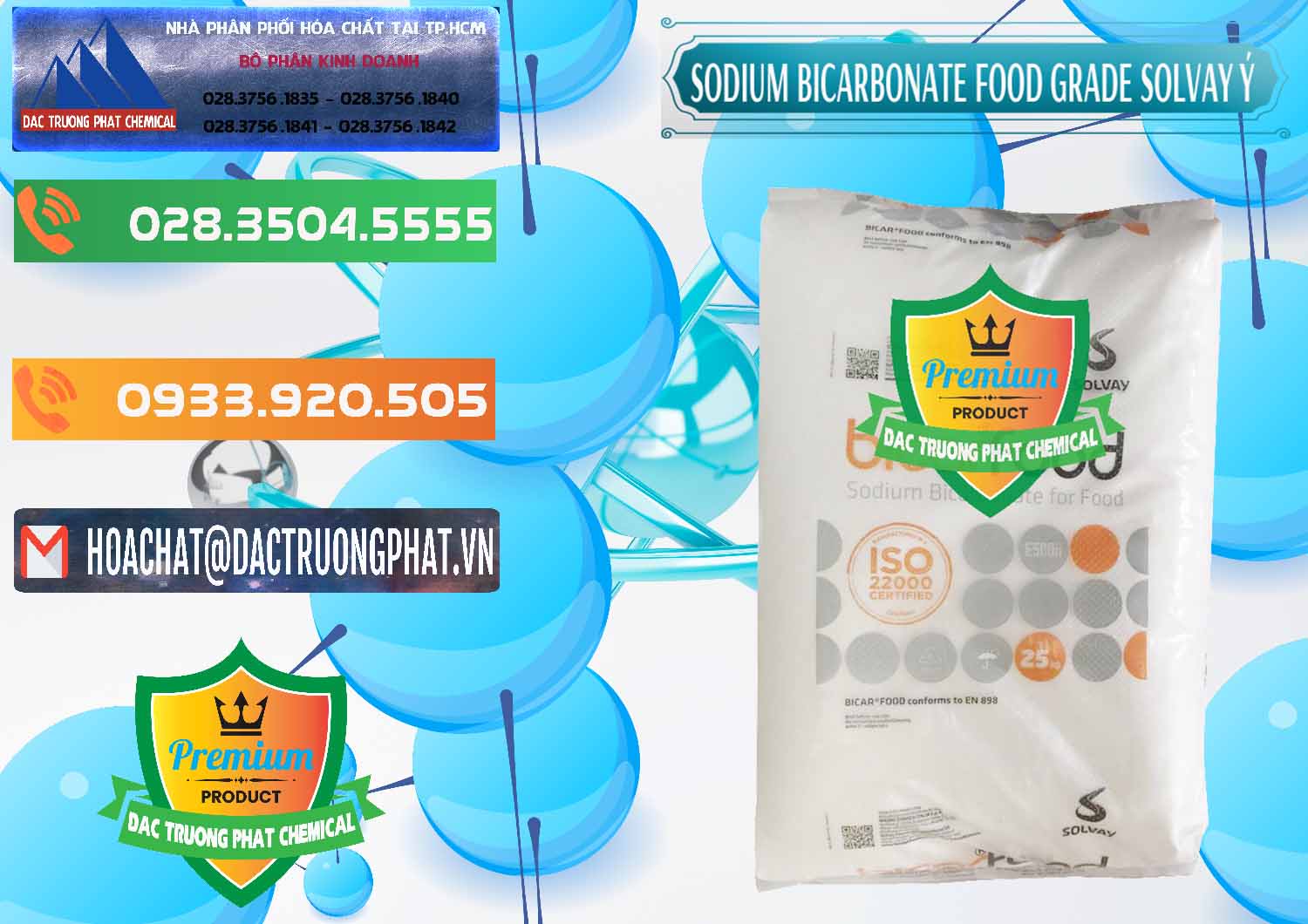Nơi bán _ cung ứng Sodium Bicarbonate – Bicar NaHCO3 Food Grade Solvay Ý Italy - 0220 - Cty nhập khẩu và phân phối hóa chất tại TP.HCM - hoachatxulynuoc.com.vn