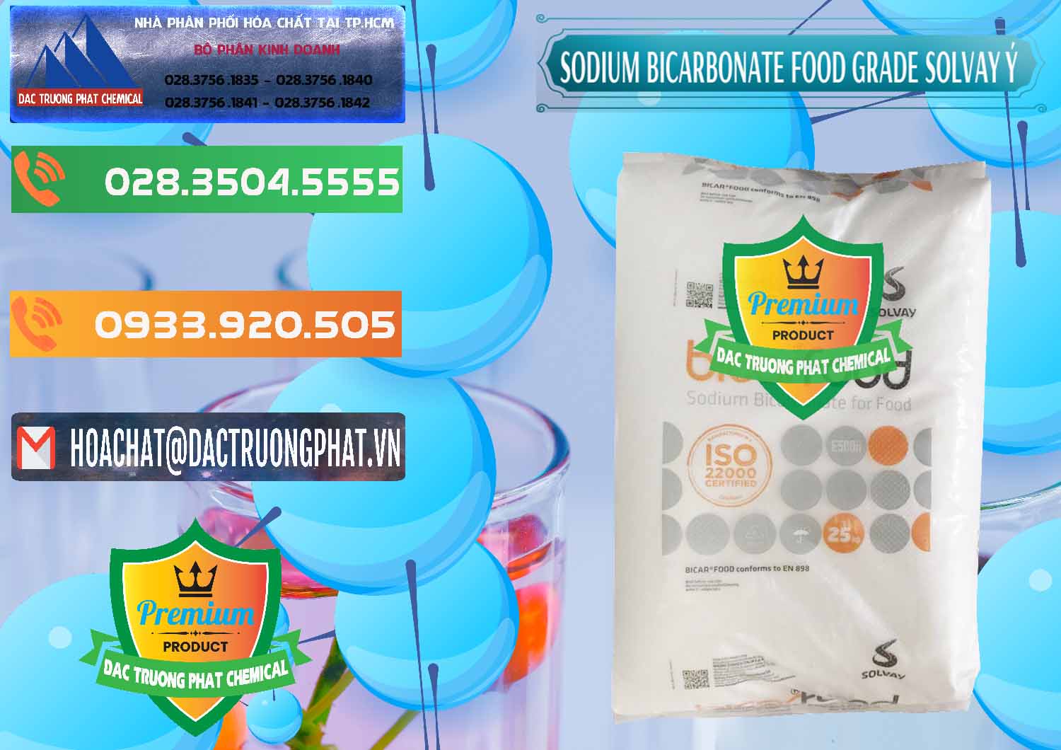Chuyên phân phối _ bán Sodium Bicarbonate – Bicar NaHCO3 Food Grade Solvay Ý Italy - 0220 - Nơi phân phối - cung cấp hóa chất tại TP.HCM - hoachatxulynuoc.com.vn