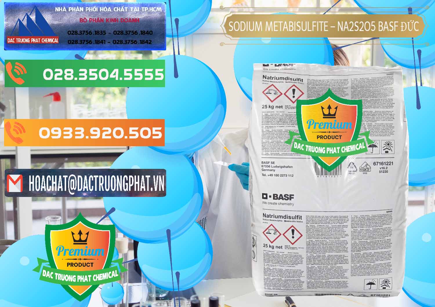 Đơn vị kinh doanh và bán Sodium Metabisulfite - NA2S2O5 Food Grade BASF Đức Germany - 0143 - Công ty phân phối ( bán ) hóa chất tại TP.HCM - hoachatxulynuoc.com.vn