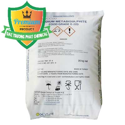 Nhà cung ứng & bán Sodium Metabisulfite - NA2S2O5 Food Grade E-223 Thổ Nhĩ Kỳ Turkey - 0413 - Đơn vị cung cấp & bán hóa chất tại TP.HCM - hoachatxulynuoc.com.vn