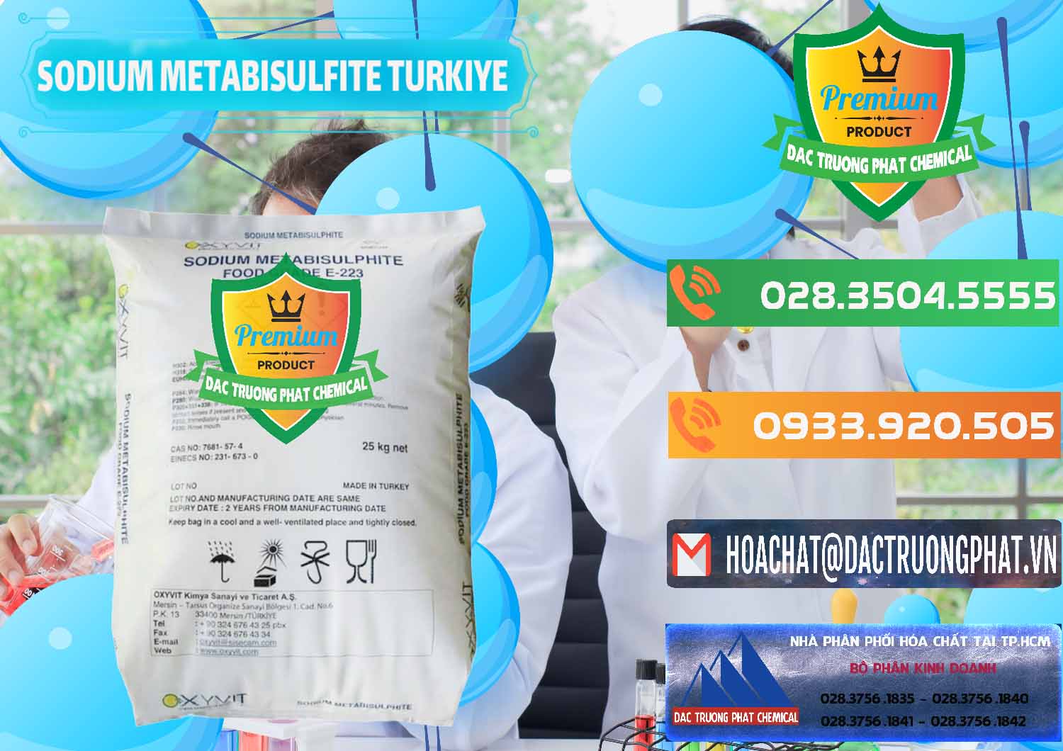 Nơi bán - cung cấp Sodium Metabisulfite - NA2S2O5 Food Grade E-223 Thổ Nhĩ Kỳ Turkey - 0413 - Công ty chuyên nhập khẩu ( cung cấp ) hóa chất tại TP.HCM - hoachatxulynuoc.com.vn