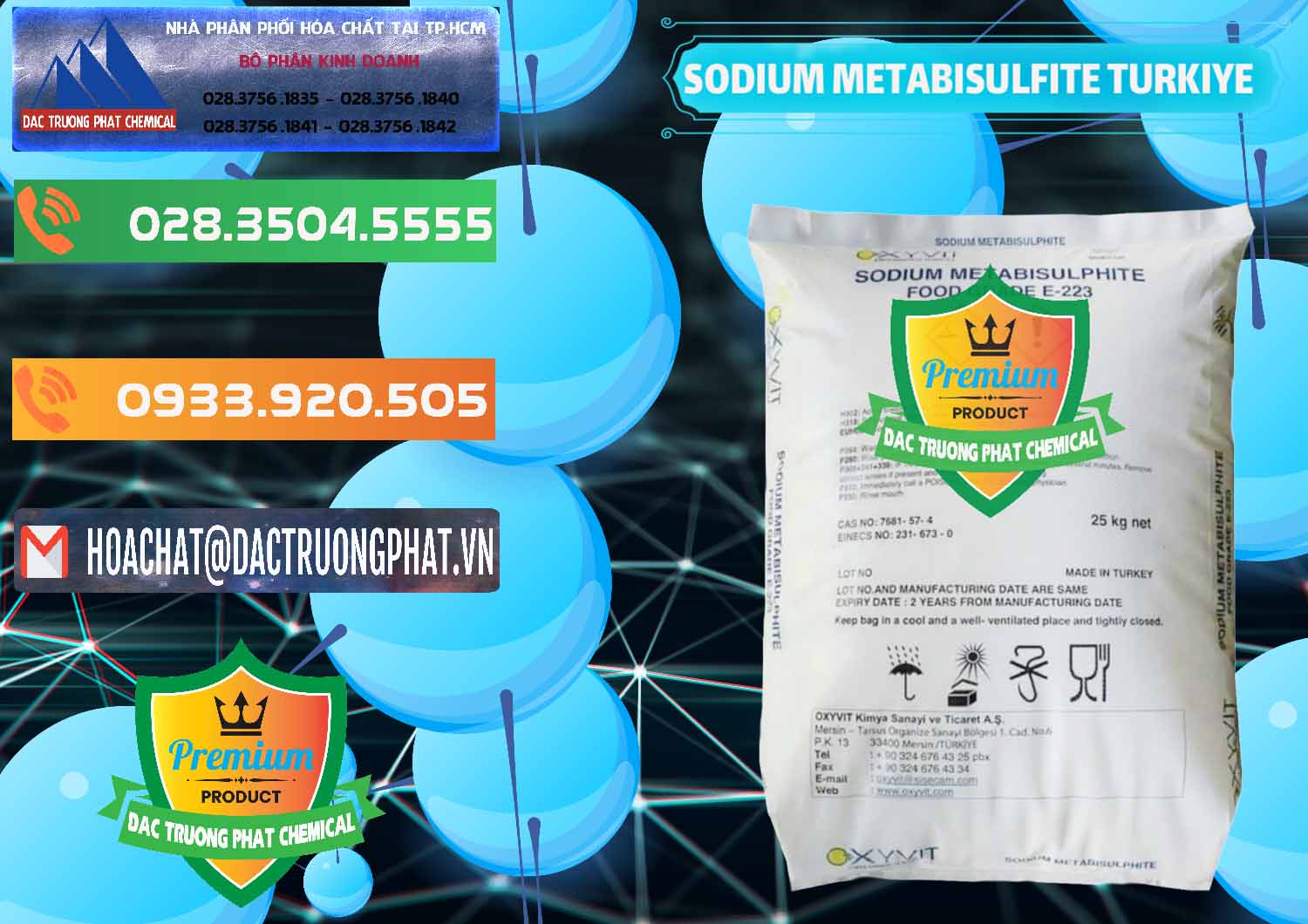 Nơi chuyên bán và cung ứng Sodium Metabisulfite - NA2S2O5 Food Grade E-223 Thổ Nhĩ Kỳ Turkey - 0413 - Phân phối _ cung cấp hóa chất tại TP.HCM - hoachatxulynuoc.com.vn