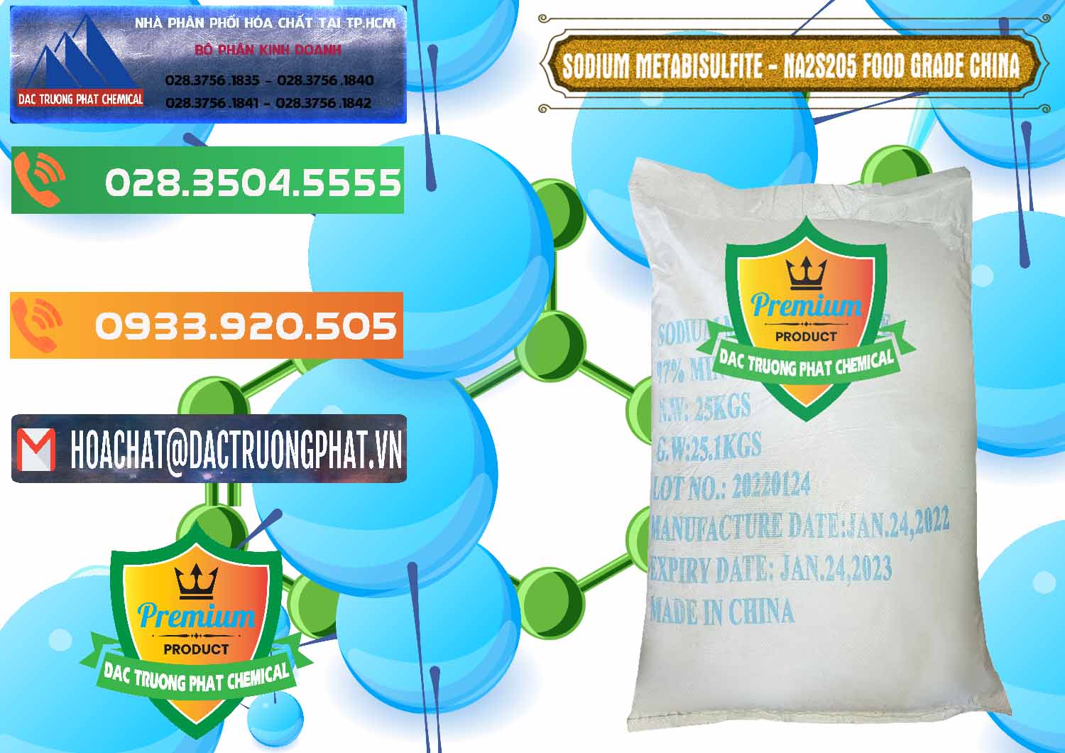 Cung ứng & bán Sodium Metabisulfite - NA2S2O5 Food Grade Trung Quốc China - 0485 - Nhà nhập khẩu và cung cấp hóa chất tại TP.HCM - hoachatxulynuoc.com.vn