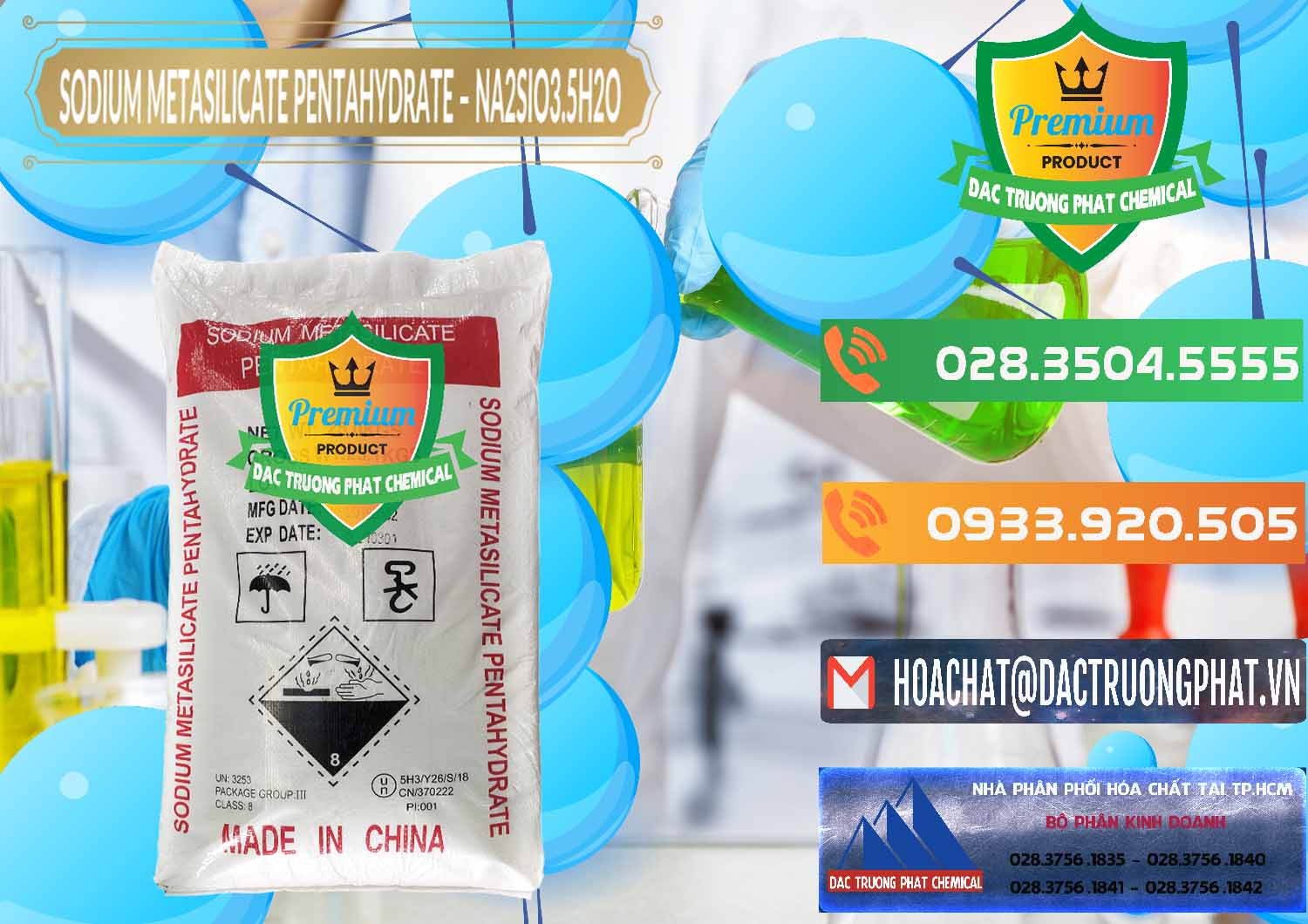 Nơi chuyên cung ứng và bán Sodium Metasilicate Pentahydrate – Silicate Bột Trung Quốc China - 0147 - Nhà phân phối - nhập khẩu hóa chất tại TP.HCM - hoachatxulynuoc.com.vn