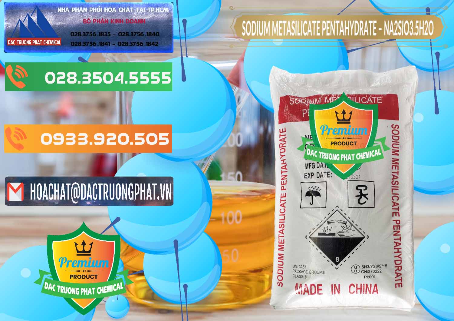 Cty chuyên bán & cung cấp Sodium Metasilicate Pentahydrate – Silicate Bột Trung Quốc China - 0147 - Đơn vị chuyên cung ứng - phân phối hóa chất tại TP.HCM - hoachatxulynuoc.com.vn