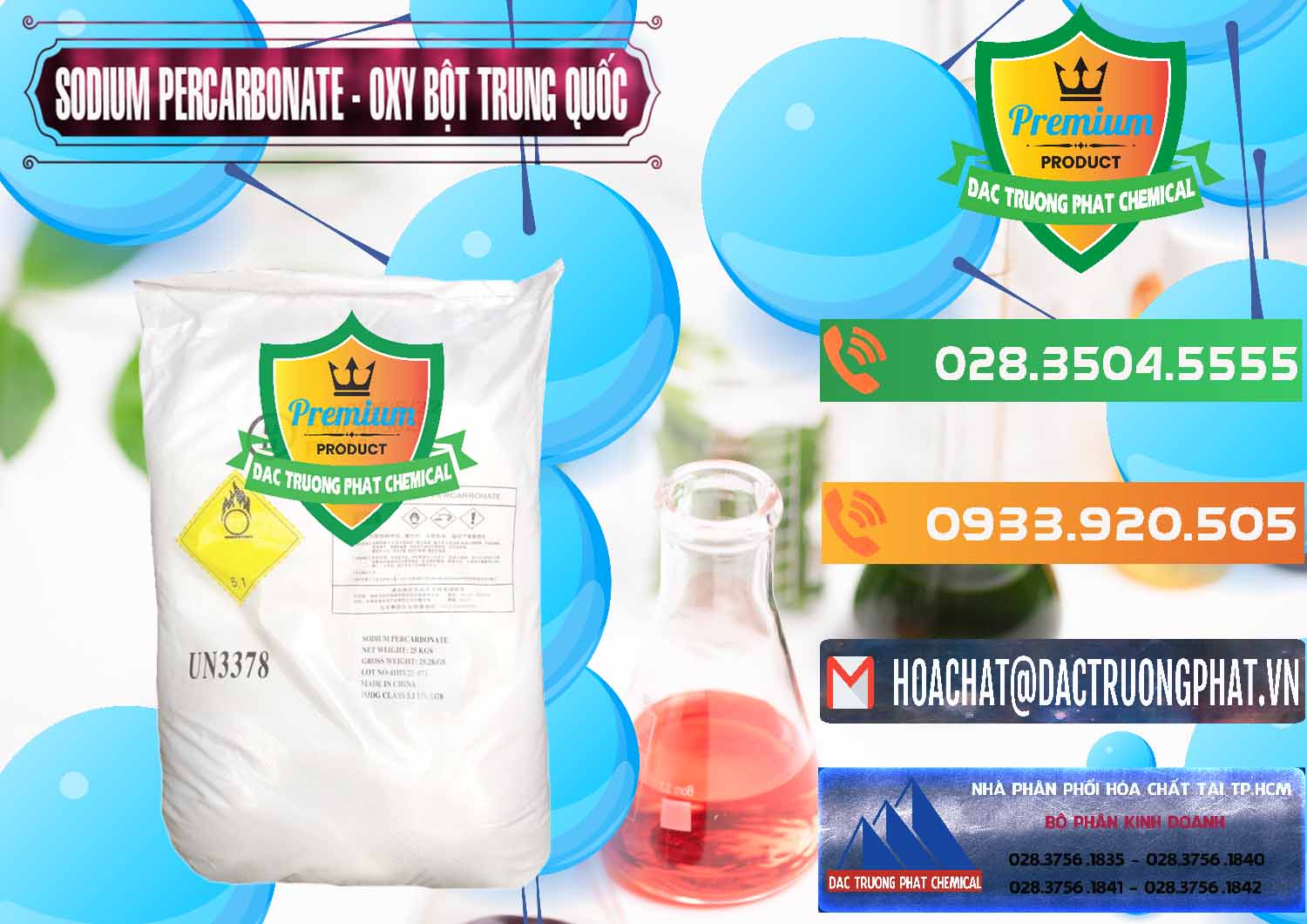 Nơi kinh doanh _ bán Sodium Percarbonate Dạng Bột Trung Quốc China - 0390 - Đơn vị cung cấp - kinh doanh hóa chất tại TP.HCM - hoachatxulynuoc.com.vn