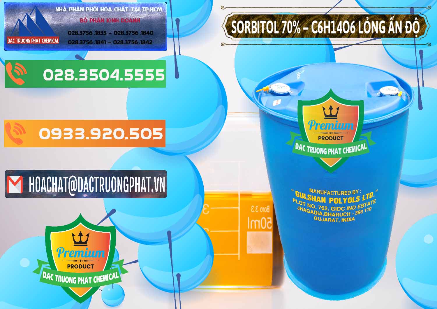 Đơn vị chuyên bán & cung cấp Sorbitol - C6H14O6 Lỏng 70% Food Grade Ấn Độ India - 0152 - Nơi phân phối _ bán hóa chất tại TP.HCM - hoachatxulynuoc.com.vn