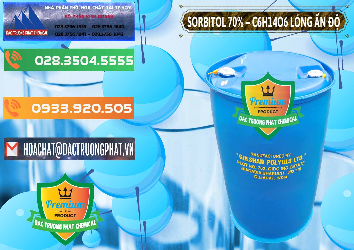 Đơn vị chuyên cung cấp _ bán Sorbitol - C6H14O6 Lỏng 70% Food Grade Ấn Độ India - 0152 - Công ty chuyên phân phối - cung ứng hóa chất tại TP.HCM - hoachatxulynuoc.com.vn