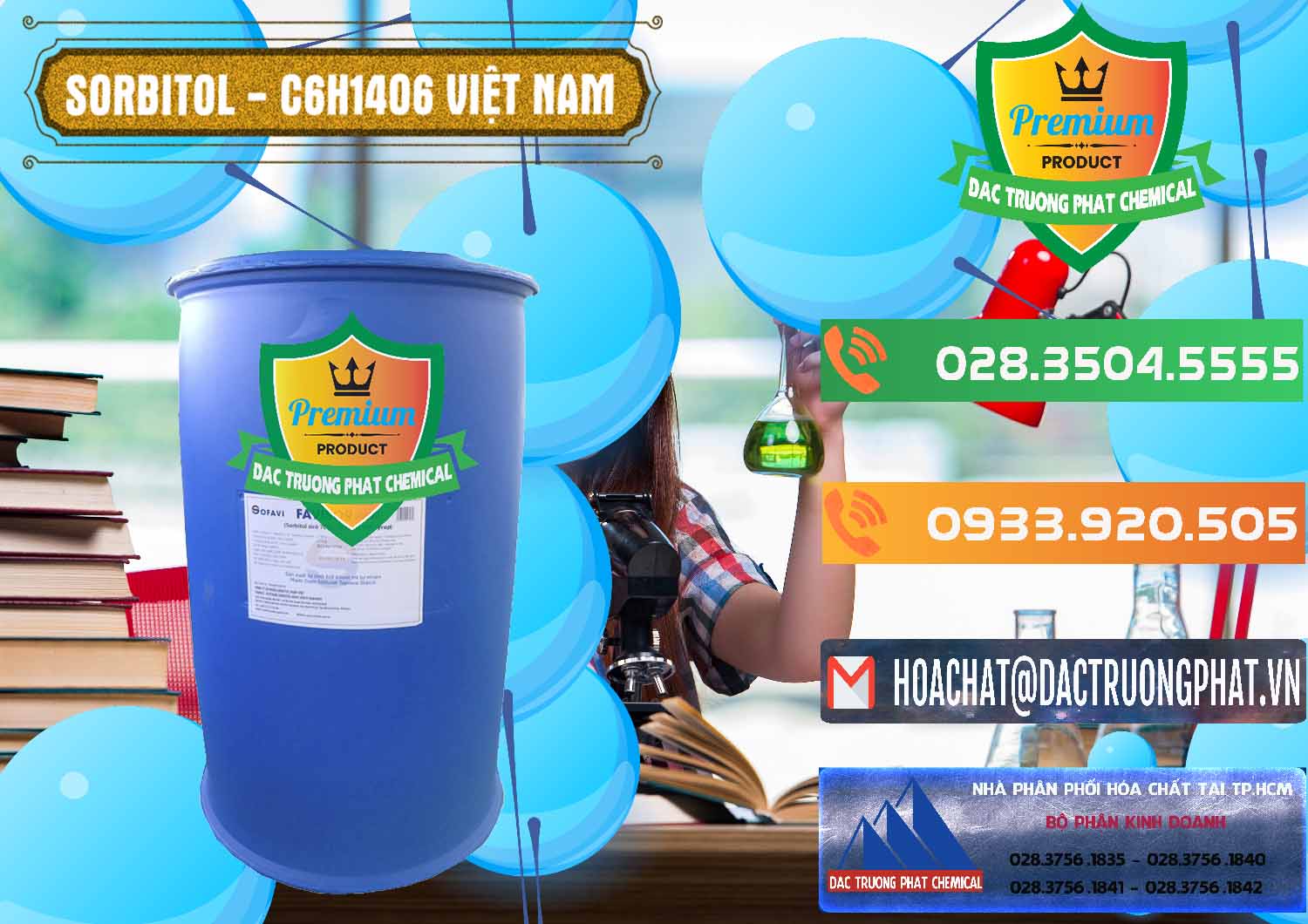 Cty phân phối và kinh doanh Sorbitol - C6H14O6 Lỏng 70% Food Grade Việt Nam - 0438 - Cty chuyên cung ứng - phân phối hóa chất tại TP.HCM - hoachatxulynuoc.com.vn