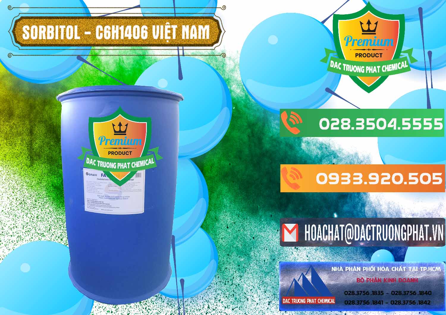 Nơi chuyên phân phối - bán Sorbitol - C6H14O6 Lỏng 70% Food Grade Việt Nam - 0438 - Công ty cung ứng & phân phối hóa chất tại TP.HCM - hoachatxulynuoc.com.vn