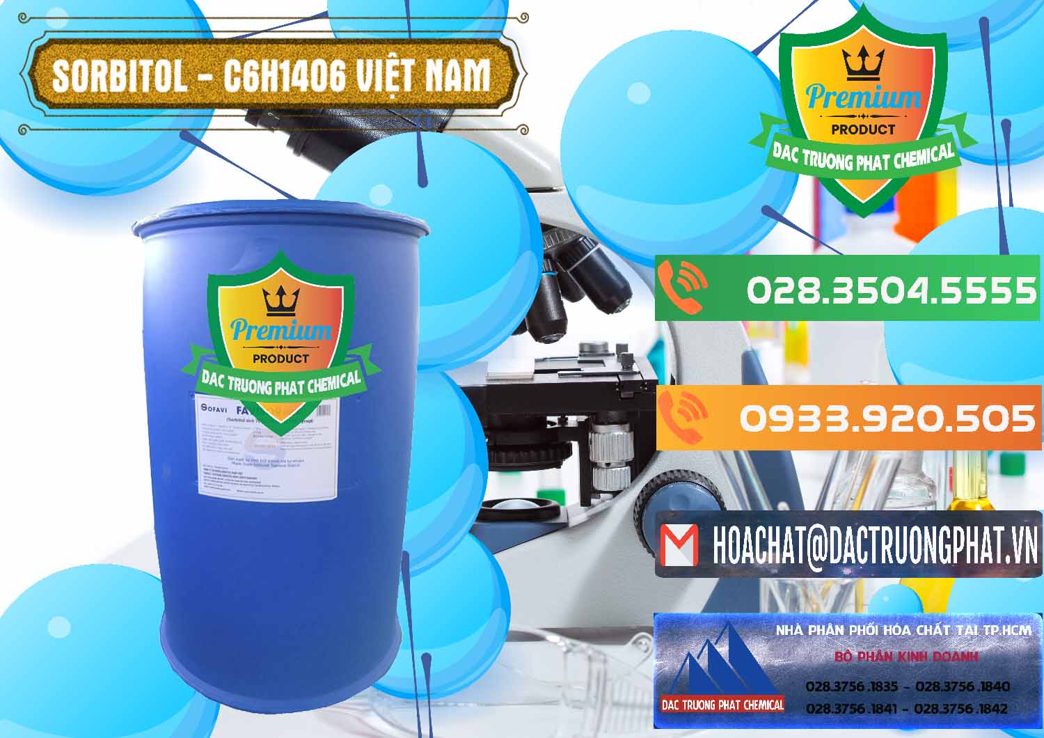 Đơn vị chuyên cung ứng - phân phối Sorbitol - C6H14O6 Lỏng 70% Food Grade Việt Nam - 0438 - Công ty kinh doanh - cung cấp hóa chất tại TP.HCM - hoachatxulynuoc.com.vn
