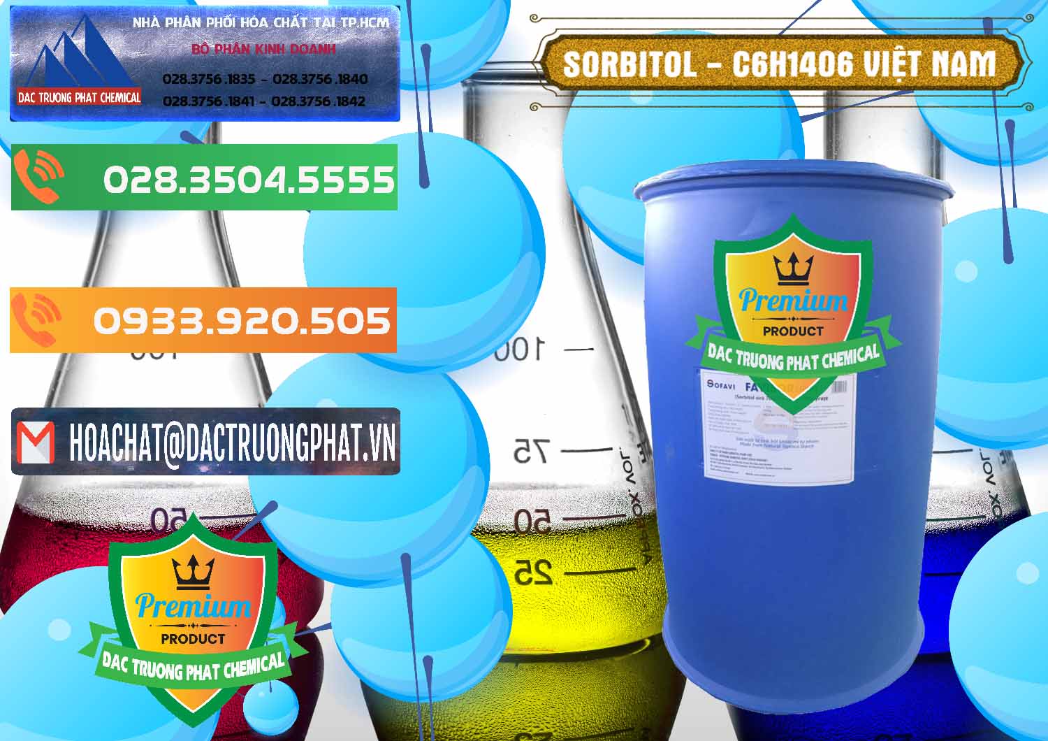 Cty chuyên cung cấp _ bán Sorbitol - C6H14O6 Lỏng 70% Food Grade Việt Nam - 0438 - Chuyên phân phối - cung ứng hóa chất tại TP.HCM - hoachatxulynuoc.com.vn