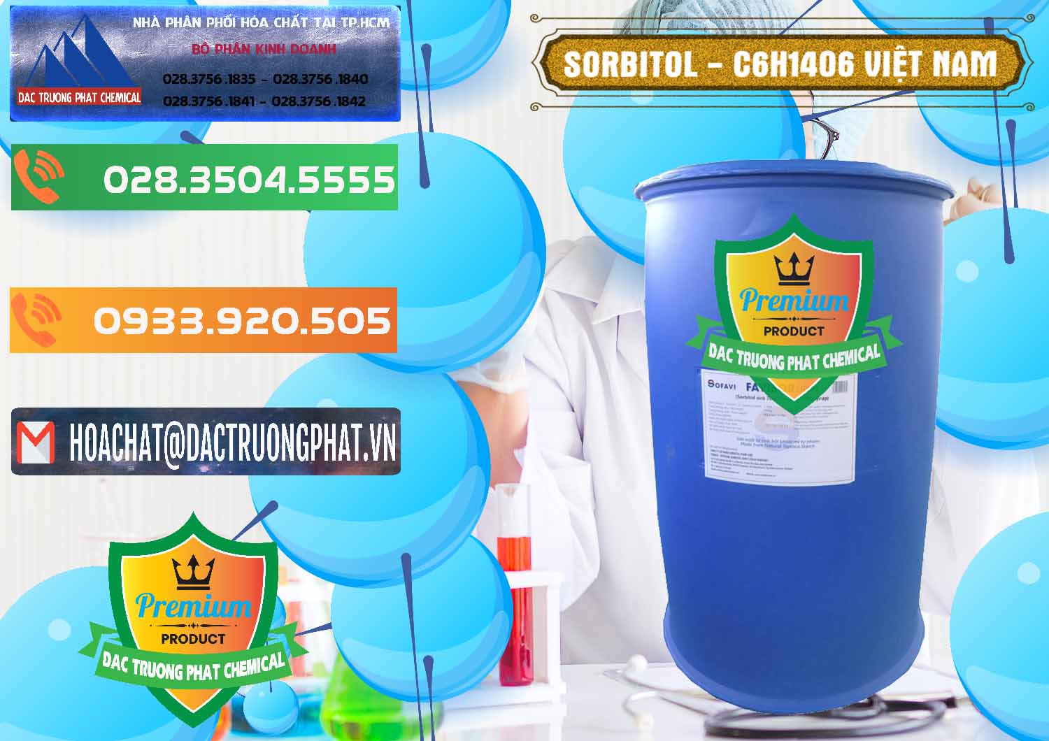 Nơi chuyên bán và cung ứng Sorbitol - C6H14O6 Lỏng 70% Food Grade Việt Nam - 0438 - Bán & phân phối hóa chất tại TP.HCM - hoachatxulynuoc.com.vn
