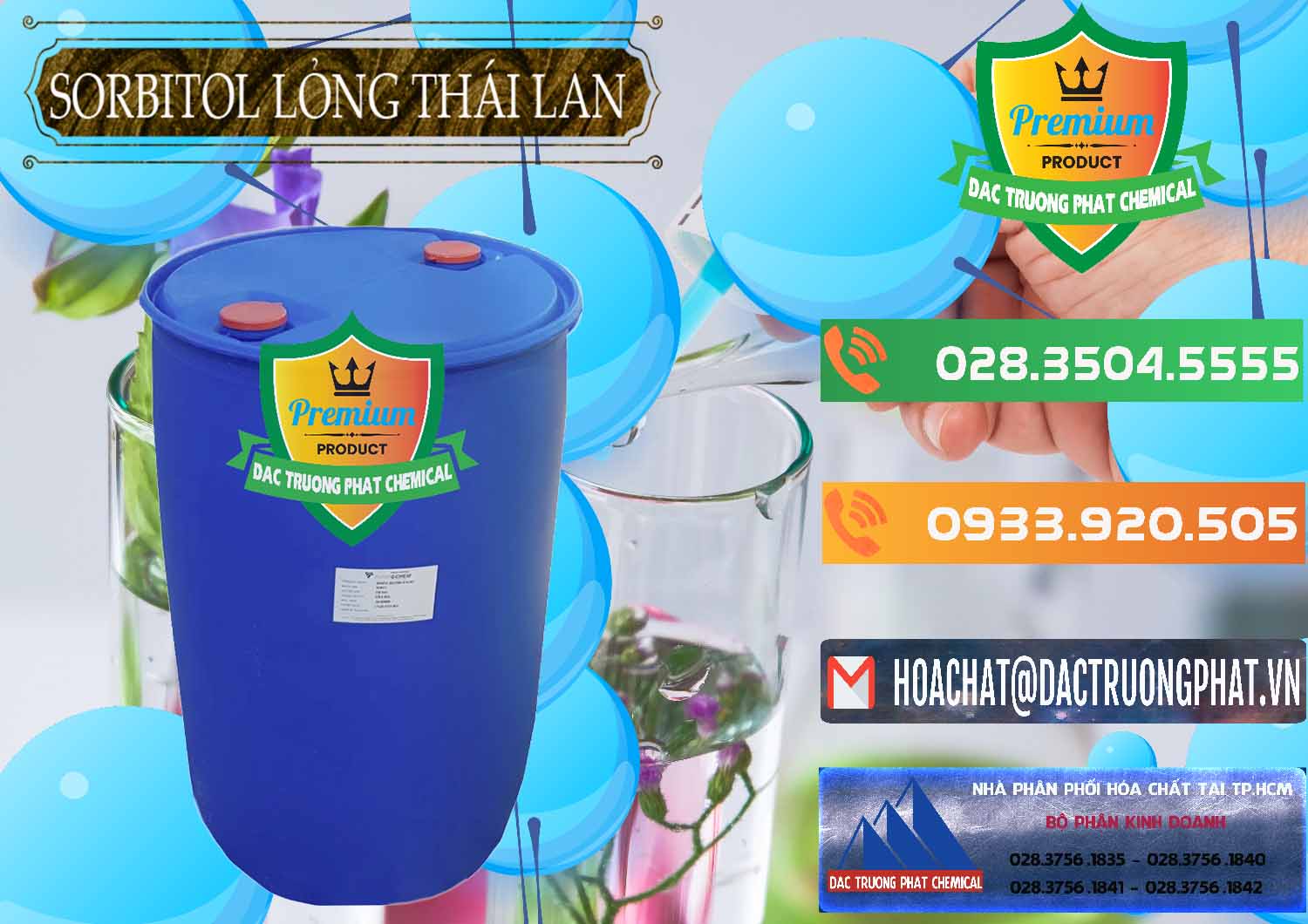 Nơi kinh doanh & bán Sorbitol - C6H14O6 Lỏng 70% Food Grade Thái Lan Thailand - 0341 - Công ty chuyên cung cấp và bán hóa chất tại TP.HCM - hoachatxulynuoc.com.vn