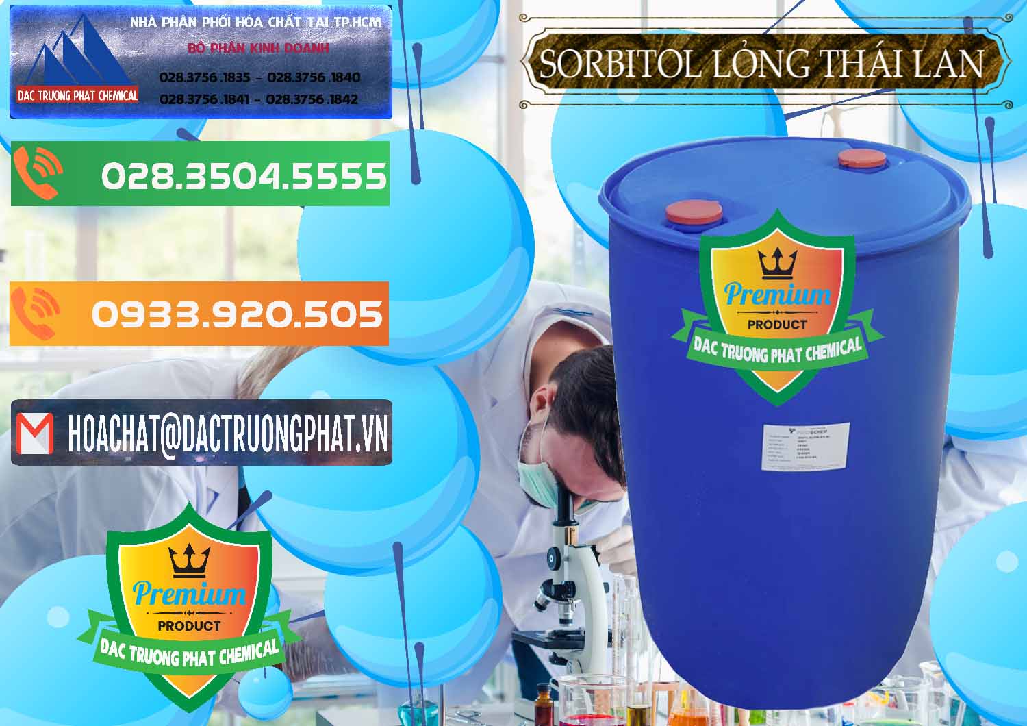 Cung cấp ( bán ) Sorbitol - C6H14O6 Lỏng 70% Food Grade Thái Lan Thailand - 0341 - Nhà cung cấp - nhập khẩu hóa chất tại TP.HCM - hoachatxulynuoc.com.vn