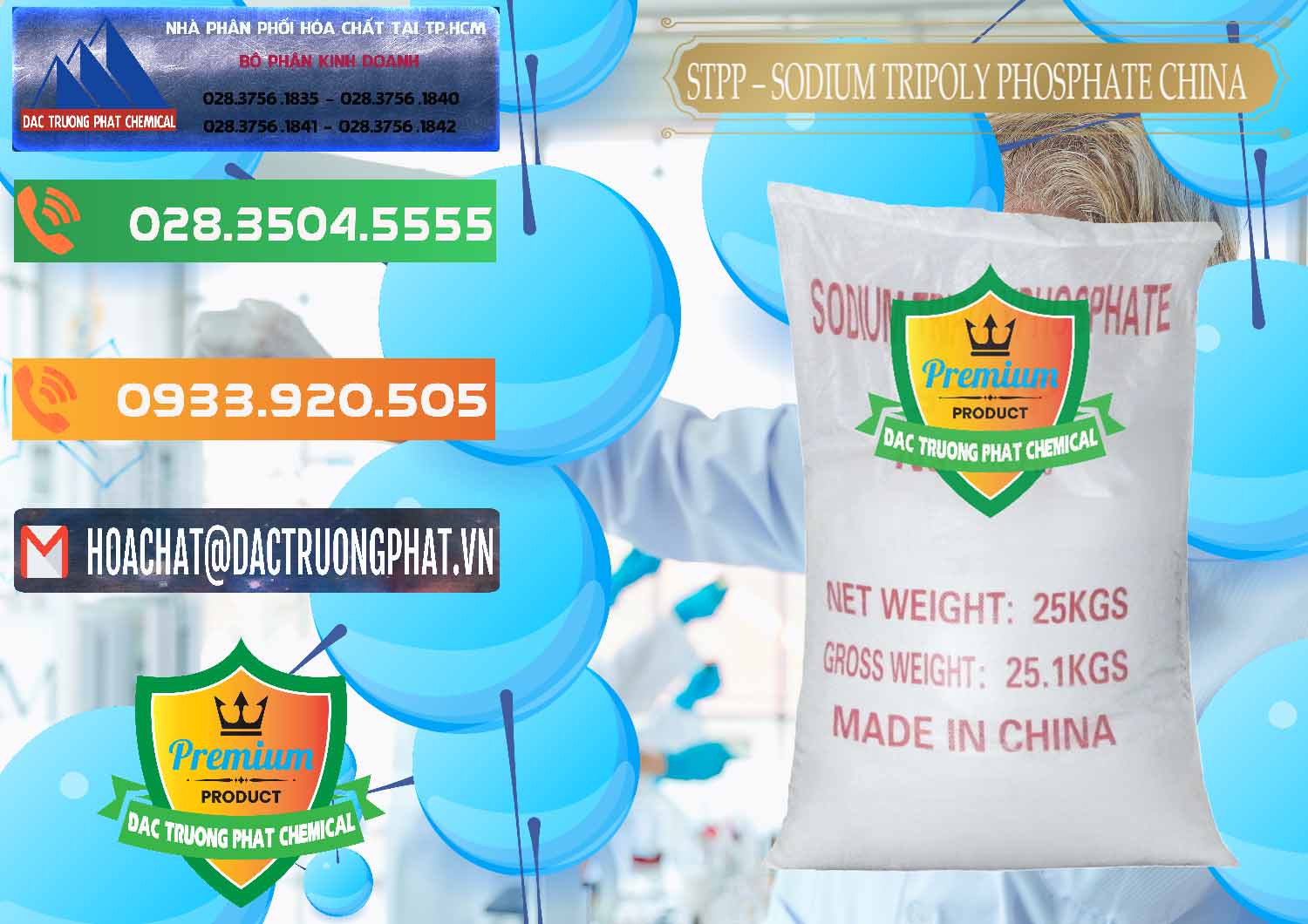 Đơn vị chuyên kinh doanh ( bán ) Sodium Tripoly Phosphate - STPP 96% Chữ Đỏ Trung Quốc China - 0155 - Nơi chuyên kinh doanh & cung cấp hóa chất tại TP.HCM - hoachatxulynuoc.com.vn