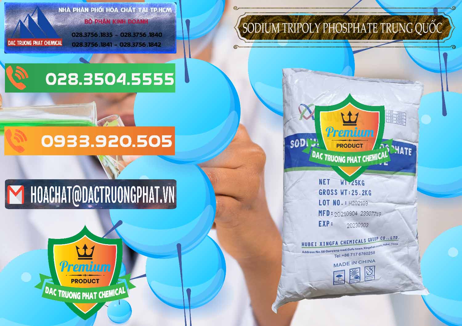 Công ty chuyên kinh doanh ( bán ) Sodium Tripoly Phosphate - STPP 96% Xingfa Trung Quốc China - 0433 - Nơi phân phối _ cung cấp hóa chất tại TP.HCM - hoachatxulynuoc.com.vn