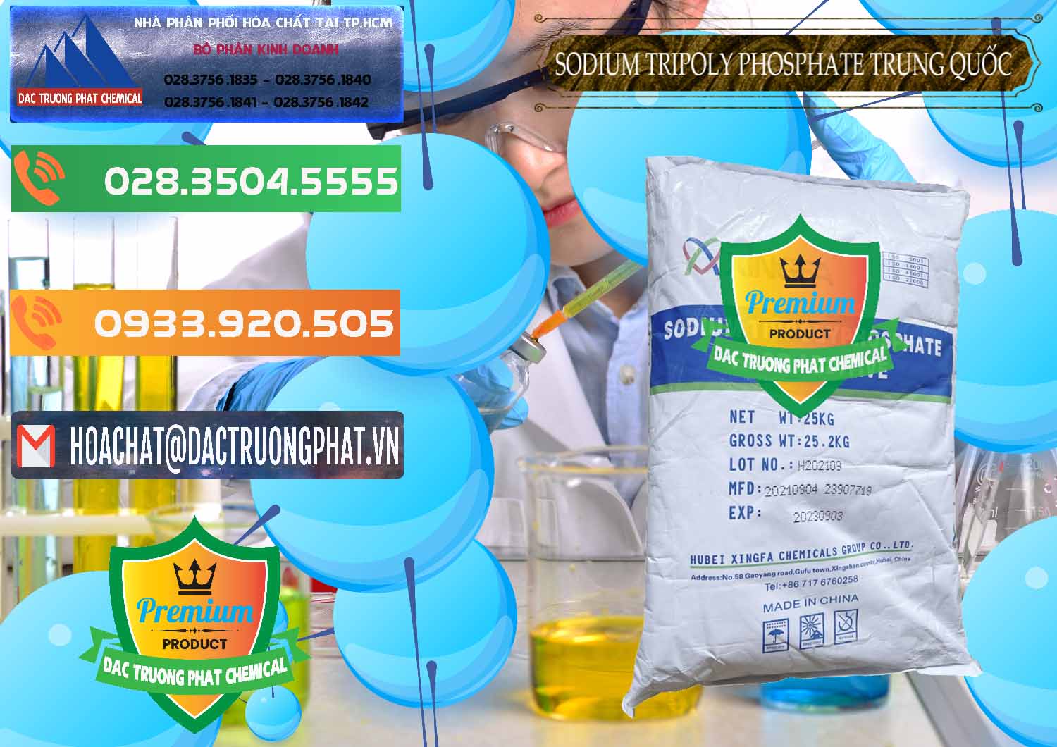 Nơi phân phối _ bán Sodium Tripoly Phosphate - STPP 96% Xingfa Trung Quốc China - 0433 - Đơn vị phân phối - bán hóa chất tại TP.HCM - hoachatxulynuoc.com.vn
