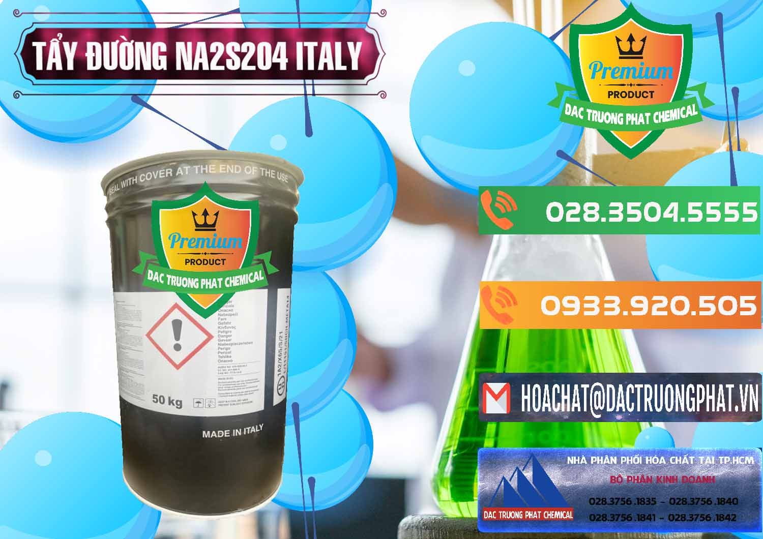 Cty cung ứng - bán Tẩy Đường - NA2S2O4 Ý Italy - 0422 - Cty chuyên cung cấp & kinh doanh hóa chất tại TP.HCM - hoachatxulynuoc.com.vn