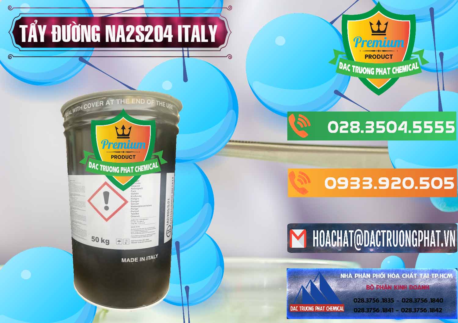 Bán _ phân phối Tẩy Đường - NA2S2O4 Ý Italy - 0422 - Đơn vị cung cấp & nhập khẩu hóa chất tại TP.HCM - hoachatxulynuoc.com.vn