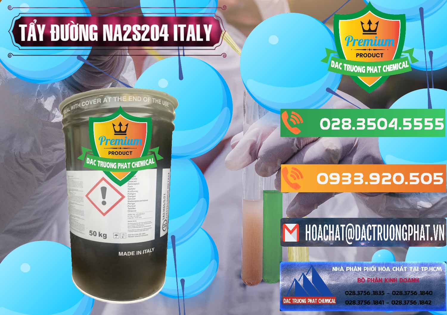 Cty chuyên kinh doanh _ bán Tẩy Đường - NA2S2O4 Ý Italy - 0422 - Chuyên cung ứng ( phân phối ) hóa chất tại TP.HCM - hoachatxulynuoc.com.vn