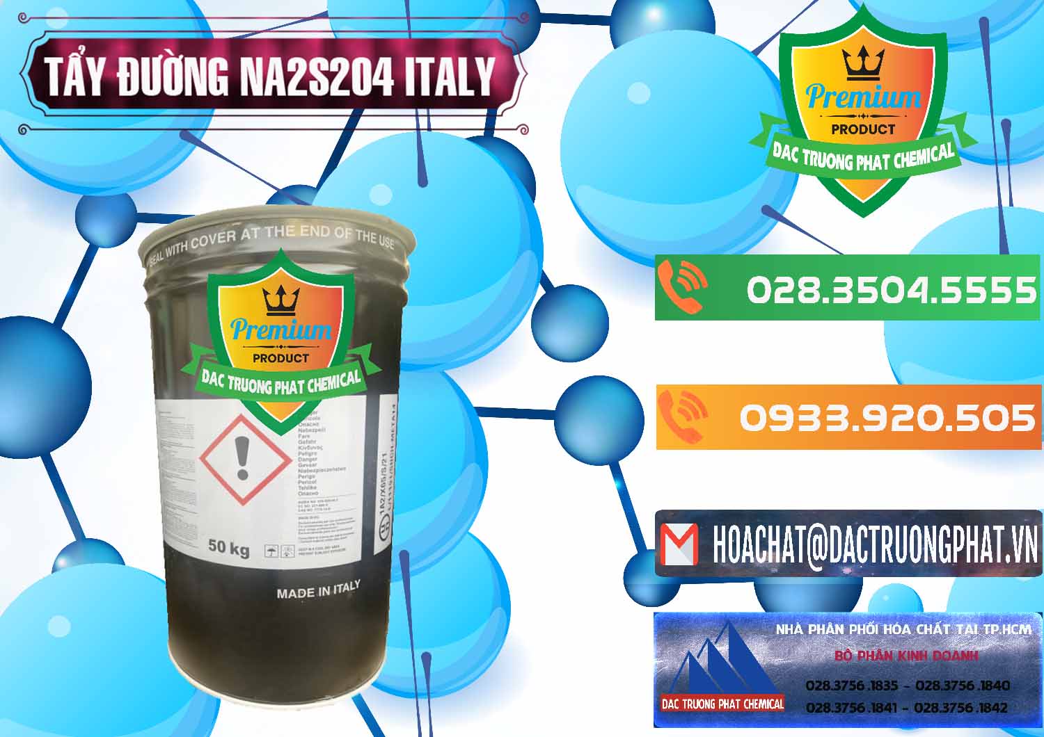 Nơi chuyên cung ứng và bán Tẩy Đường - NA2S2O4 Ý Italy - 0422 - Cty phân phối và bán hóa chất tại TP.HCM - hoachatxulynuoc.com.vn