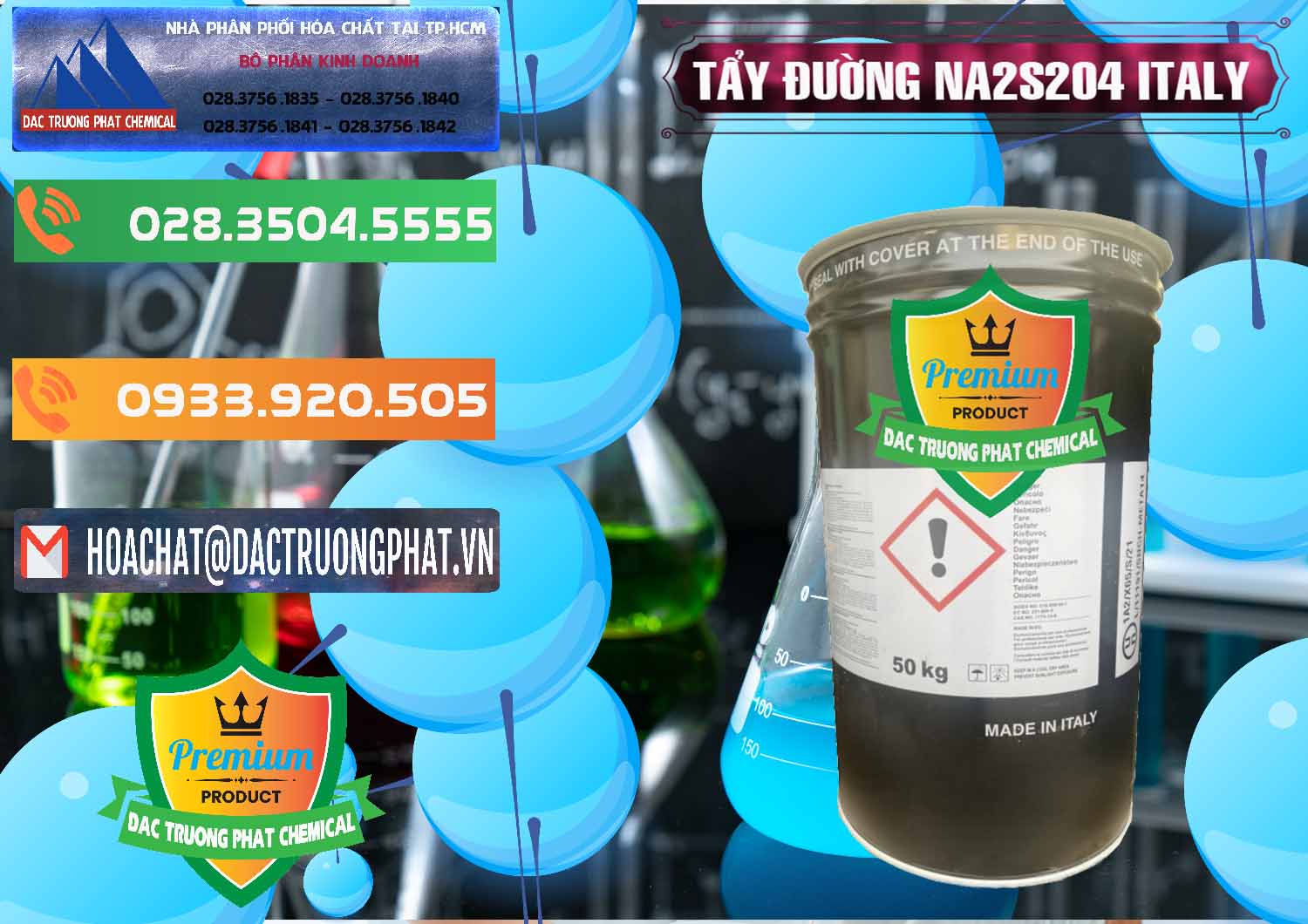 Nhà nhập khẩu ( bán ) Tẩy Đường - NA2S2O4 Ý Italy - 0422 - Công ty chuyên kinh doanh - phân phối hóa chất tại TP.HCM - hoachatxulynuoc.com.vn