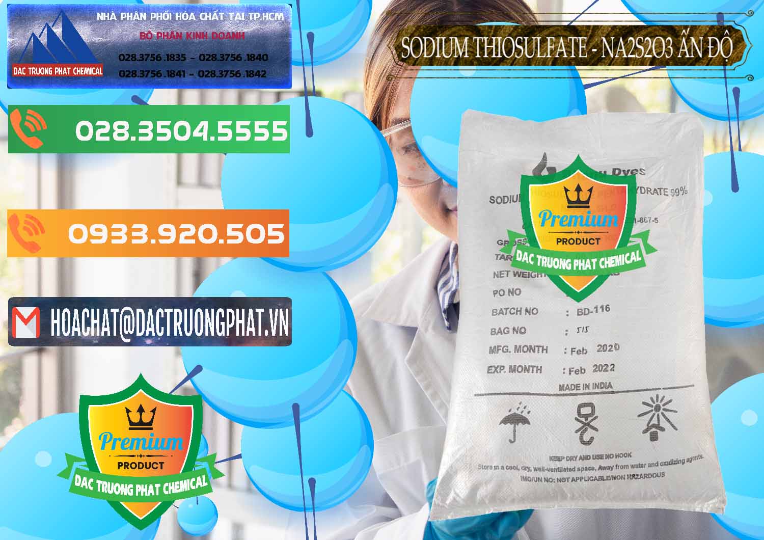 Nơi chuyên cung ứng - bán Sodium Thiosulfate - NA2S2O3 Ấn Độ India Bhanu Dyes - 0202 - Nơi phân phối ( kinh doanh ) hóa chất tại TP.HCM - hoachatxulynuoc.com.vn