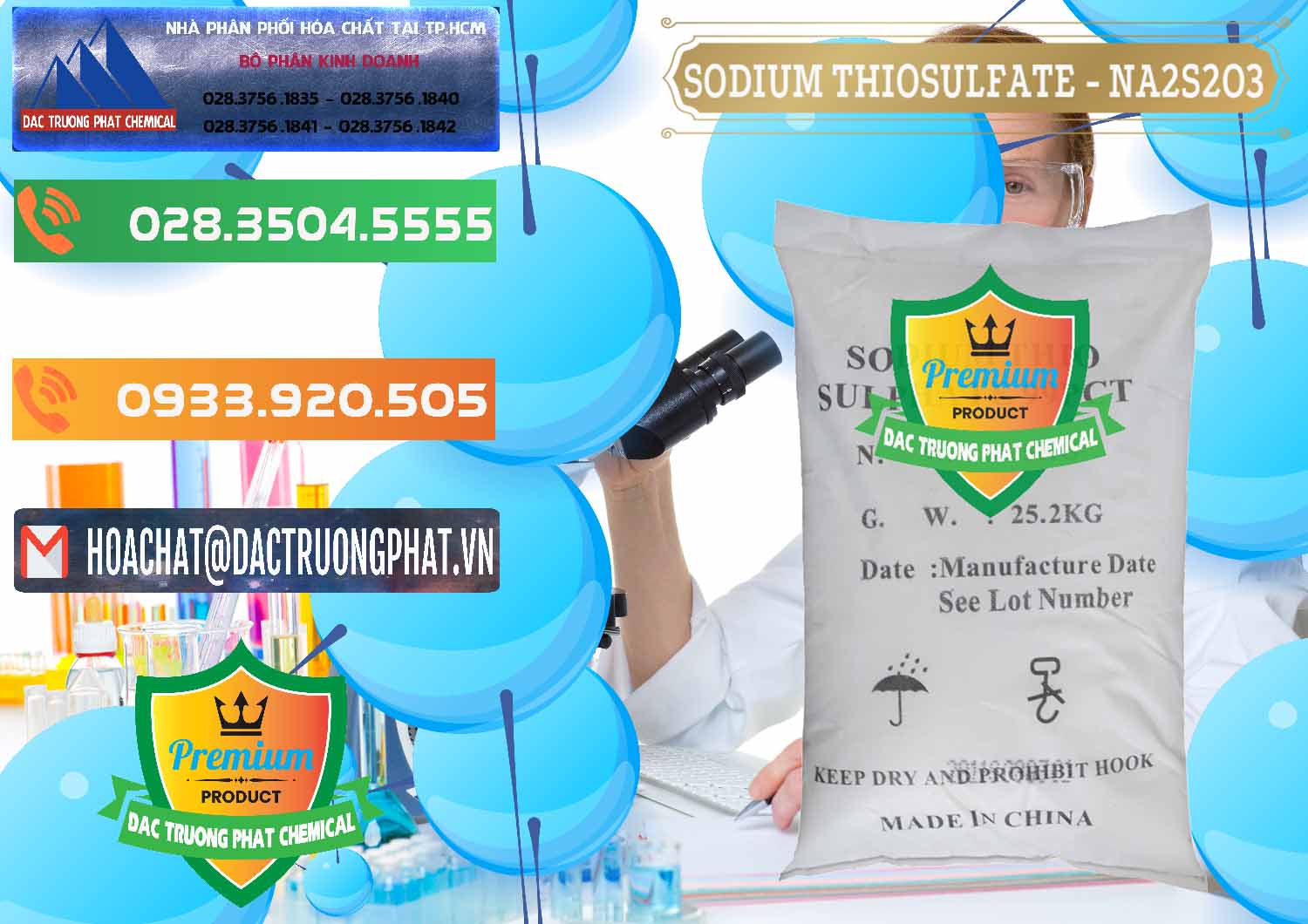 Công ty nhập khẩu ( bán ) Sodium Thiosulfate - NA2S2O3 Trung Quốc China - 0151 - Nơi chuyên kinh doanh & phân phối hóa chất tại TP.HCM - hoachatxulynuoc.com.vn