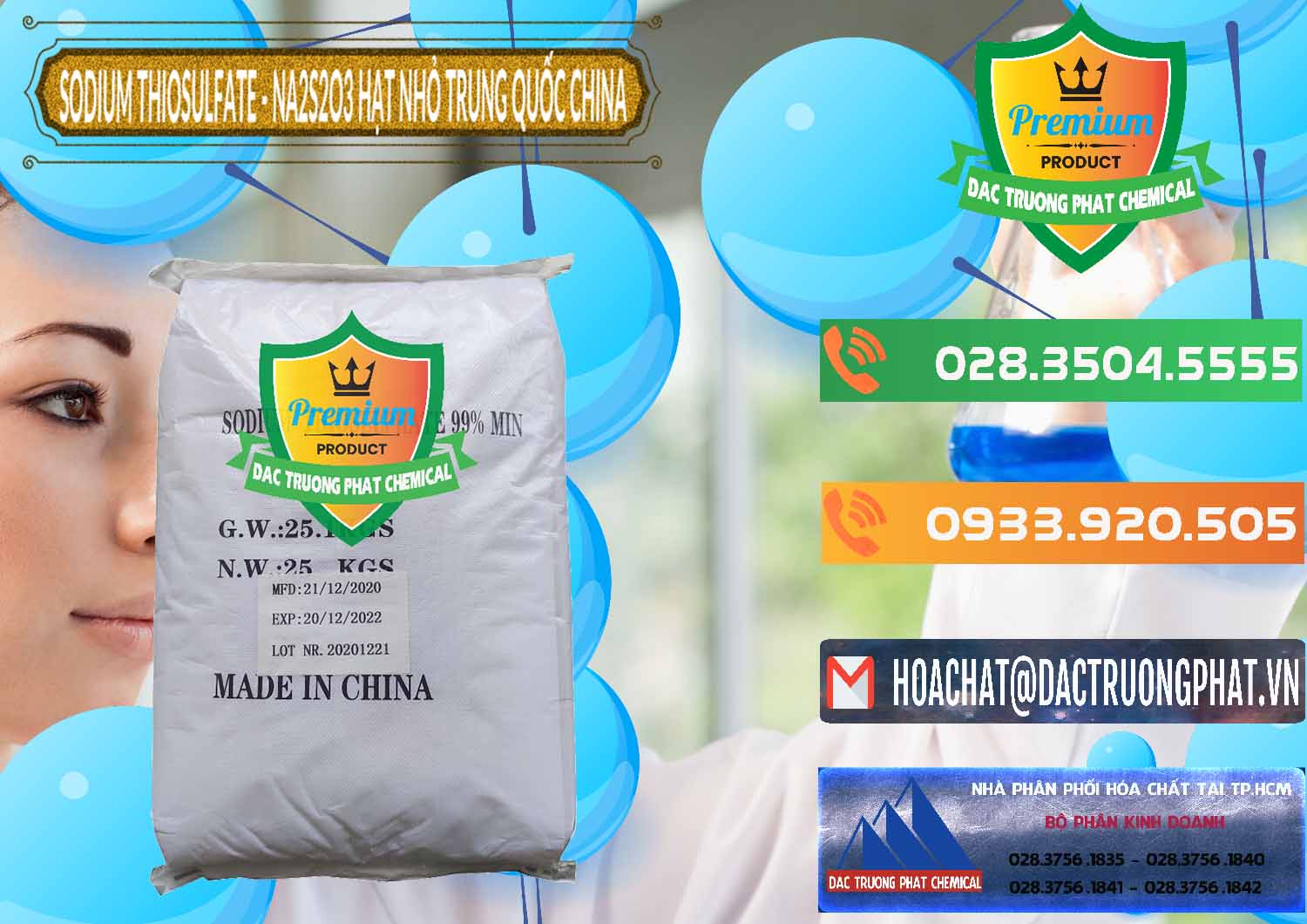 Đơn vị bán _ cung ứng Sodium Thiosulfate - NA2S2O3 Hạt Nhỏ Trung Quốc China - 0204 - Chuyên phân phối _ cung cấp hóa chất tại TP.HCM - hoachatxulynuoc.com.vn