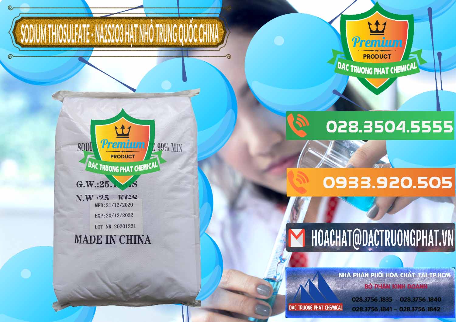 Công ty chuyên bán - cung ứng Sodium Thiosulfate - NA2S2O3 Hạt Nhỏ Trung Quốc China - 0204 - Đơn vị phân phối và cung cấp hóa chất tại TP.HCM - hoachatxulynuoc.com.vn