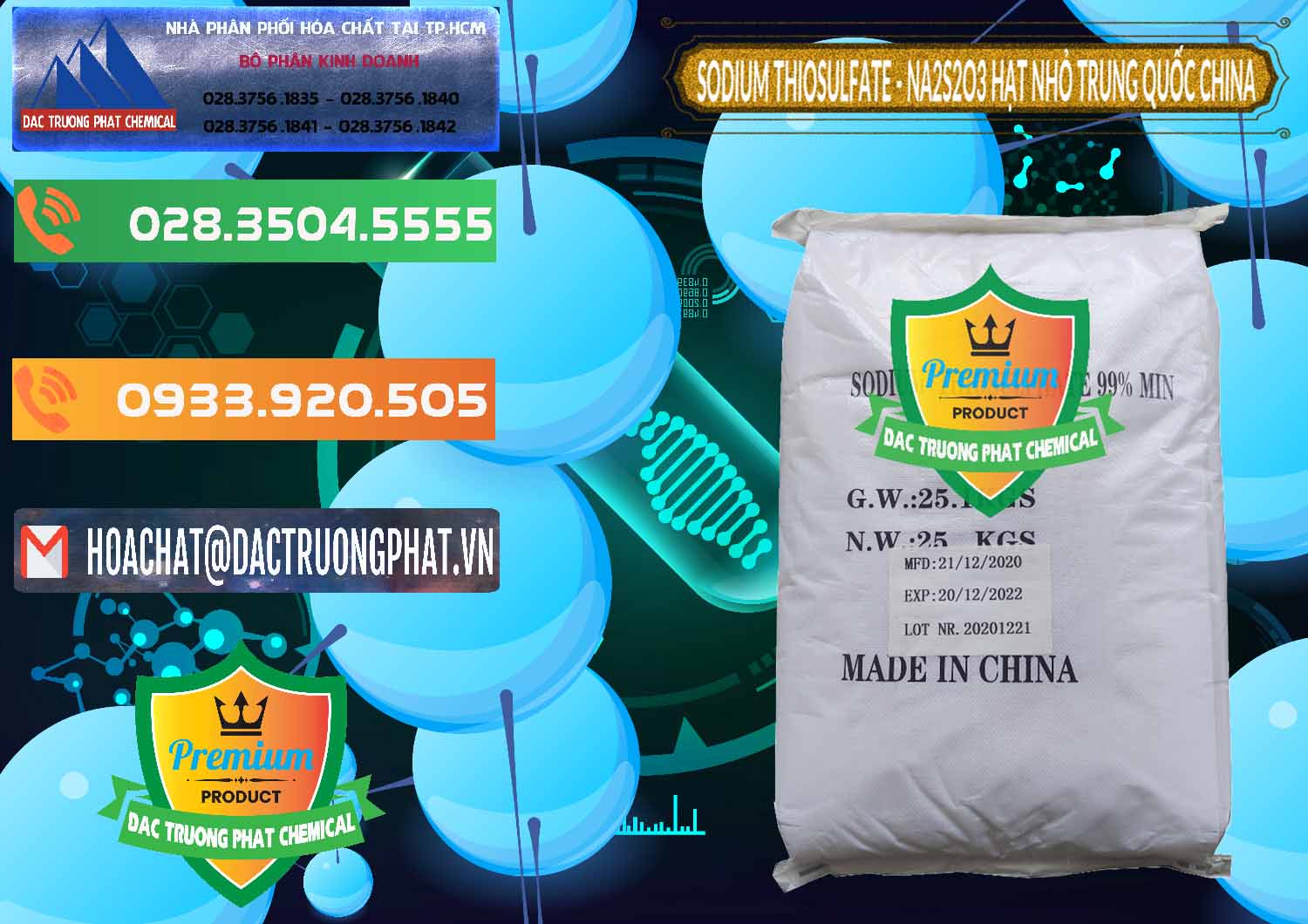 Nơi nhập khẩu & bán Sodium Thiosulfate - NA2S2O3 Hạt Nhỏ Trung Quốc China - 0204 - Cty nhập khẩu ( phân phối ) hóa chất tại TP.HCM - hoachatxulynuoc.com.vn